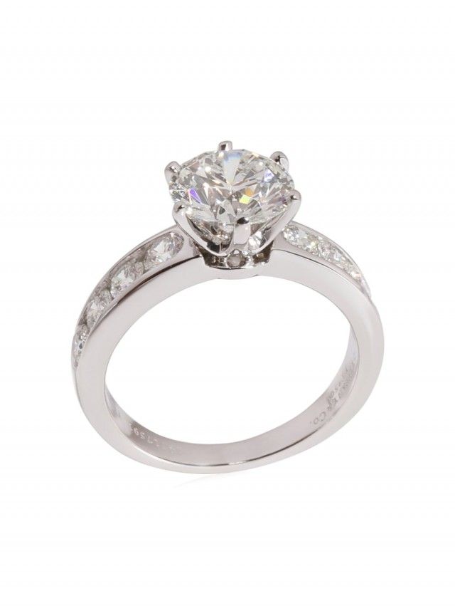 Tiffany & Co. Pre-Owned Channel ダイヤモンド リング