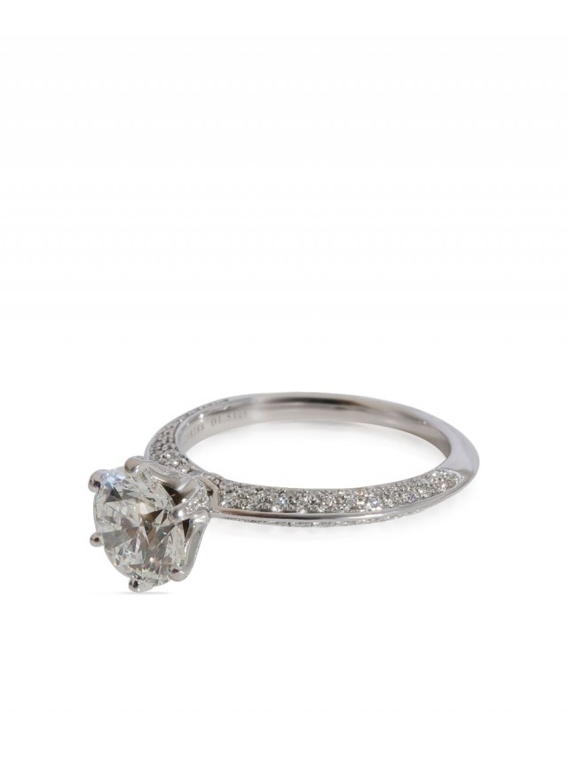 Tiffany & Co. Pre-Owned ダイヤモンド リング プラチナ