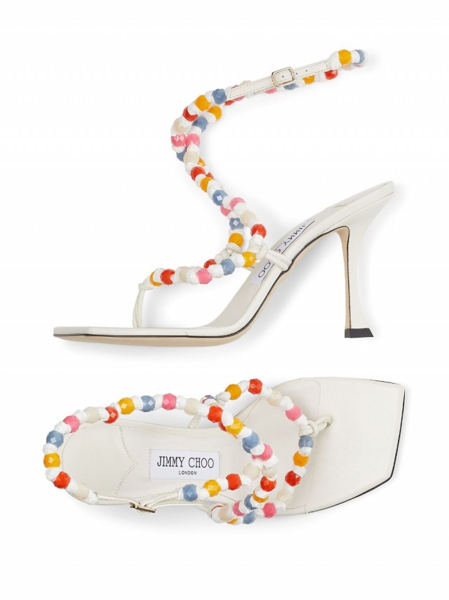 Jimmy Choo ビーズディテール サンダル