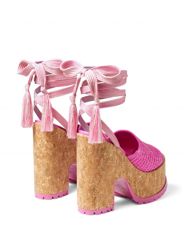 Jimmy Choo Gal 130mm ウェッジサンダル