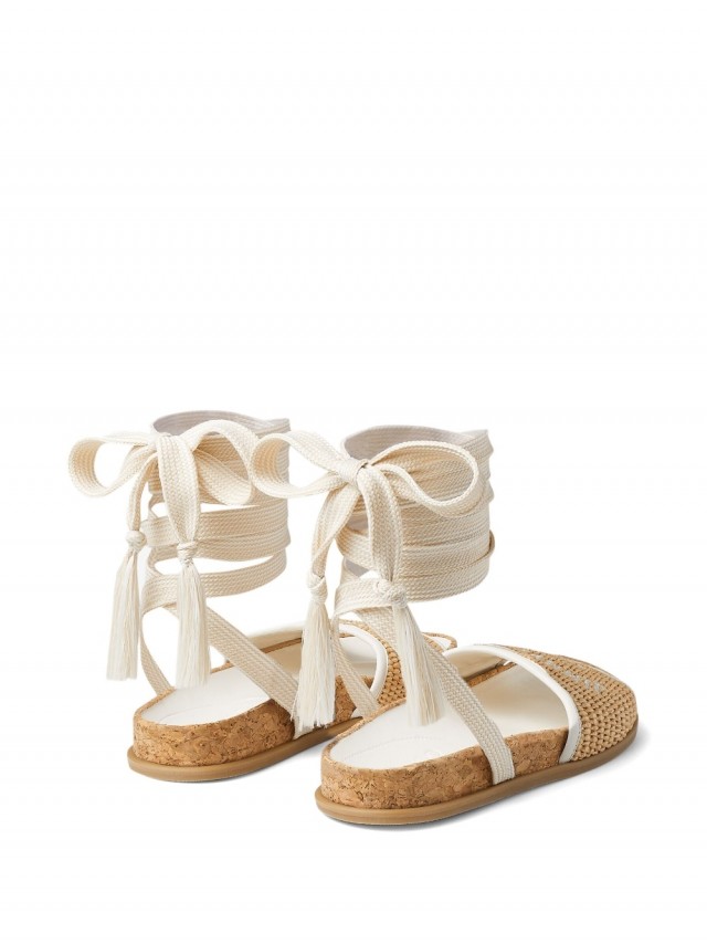Jimmy Choo Gal ロゴ エスパドリーユ