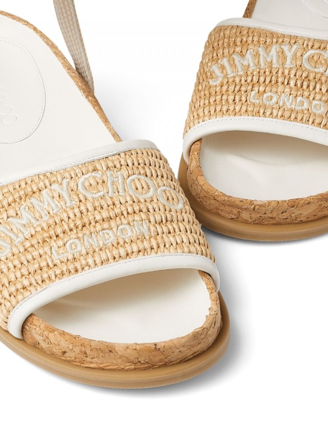 Jimmy Choo Gal ロゴ エスパドリーユ