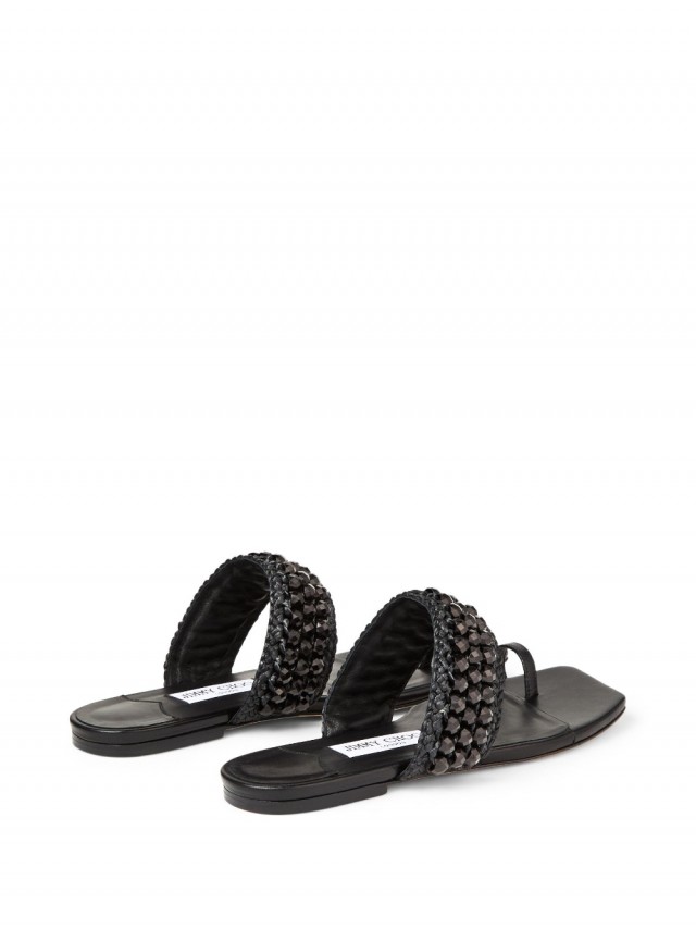 Jimmy Choo Amoure ビーズ フラットサンダル