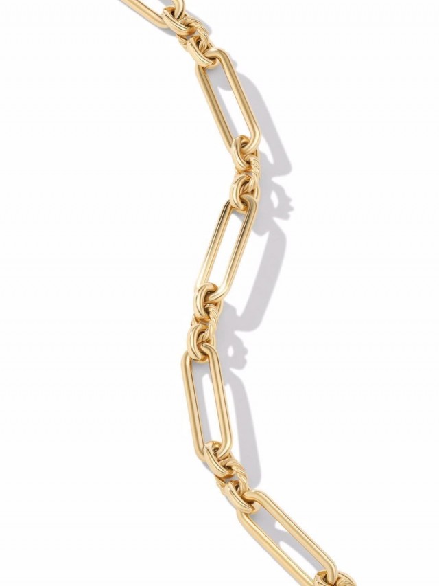 David Yurman Lexington チェーン ブレスレット 18Kイエローゴールド