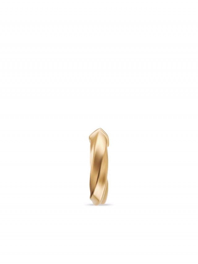 David Yurman Cable Edge ピアス 18Kイエローゴールド