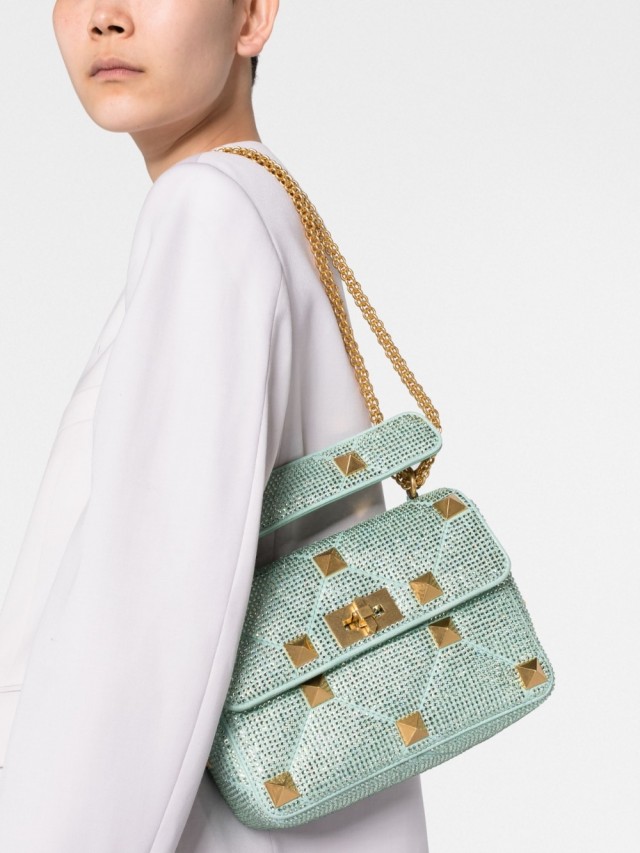 Valentino Garavani ローマンスタッズ ショルダーバッグ M