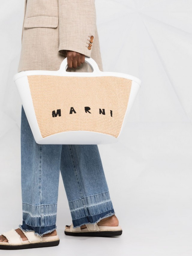 Marni ロゴ トートバッグ