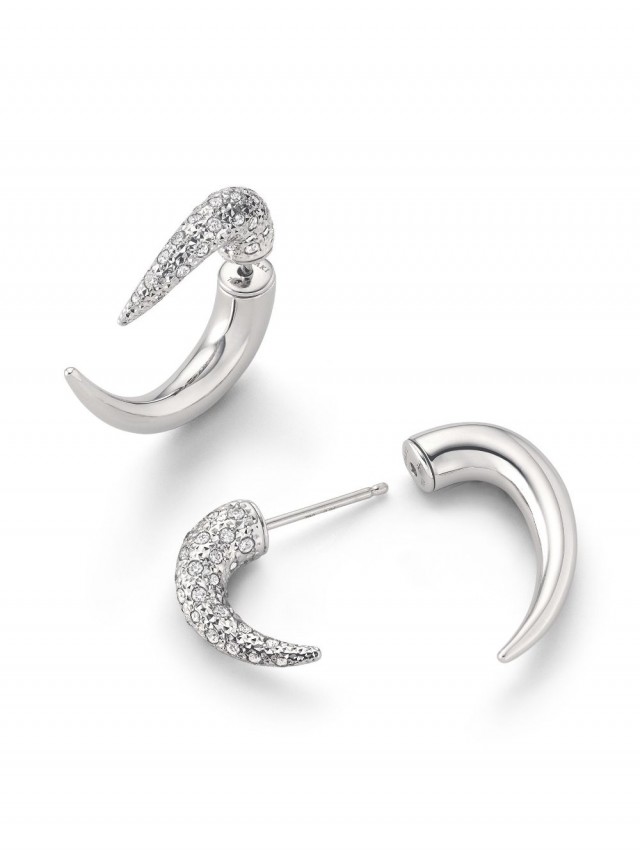 TASAKI Danger Horn ダイヤモンド ピアス 18Kホワイトゴールド