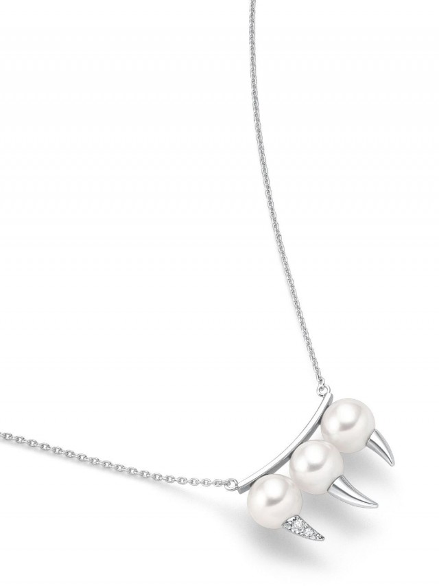 TASAKI Fang パール ネックレス 18Kホワイトゴールド