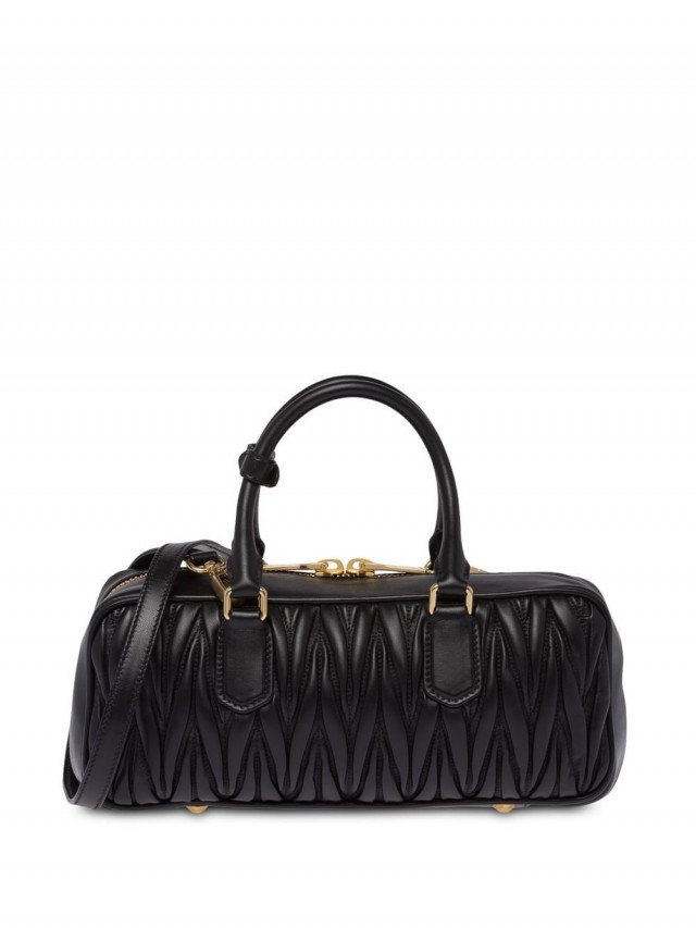 Miu Miu マテラッセ ナッパレザーショルダーバッグ