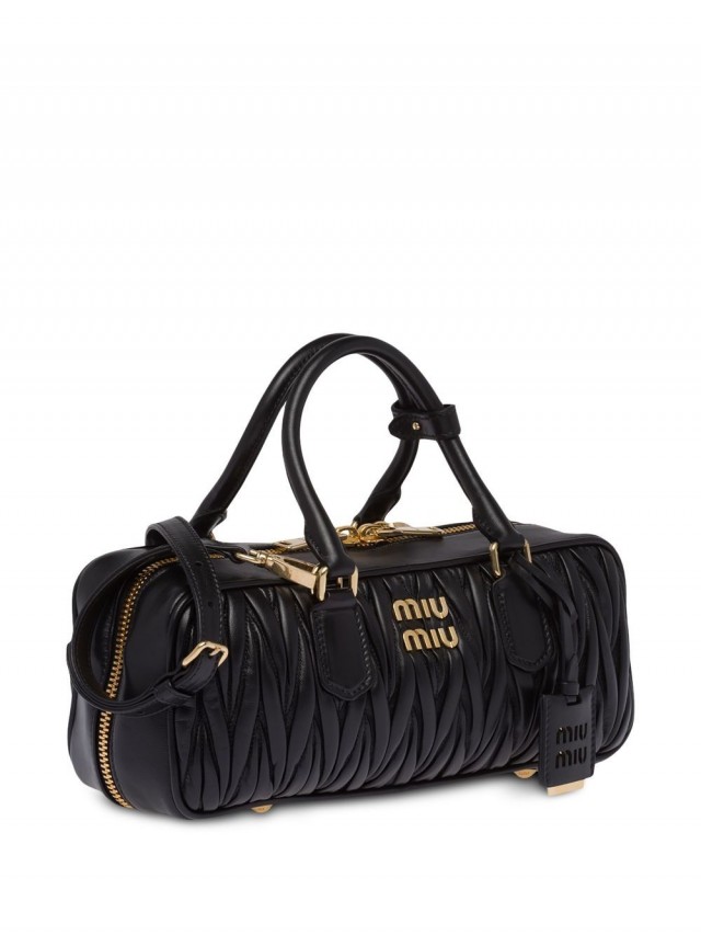 Miu Miu マテラッセ ナッパレザーショルダーバッグ