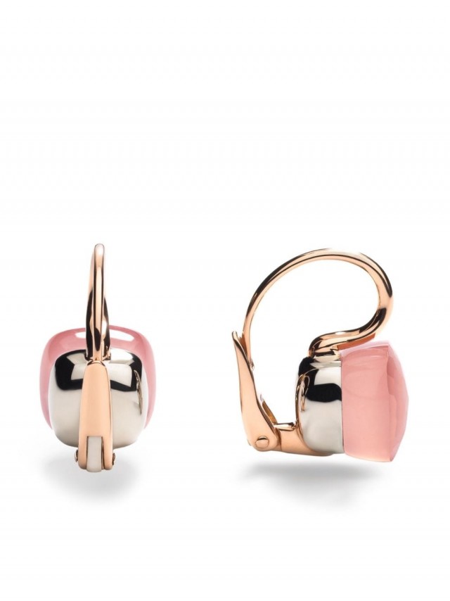 Pomellato Nudo Petit クオーツ ピアス 18Kローズゴールド