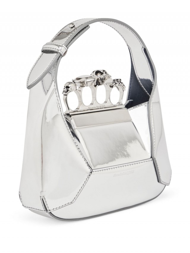Alexander McQueen Jewelled Hobo メタリック ミニバッグ