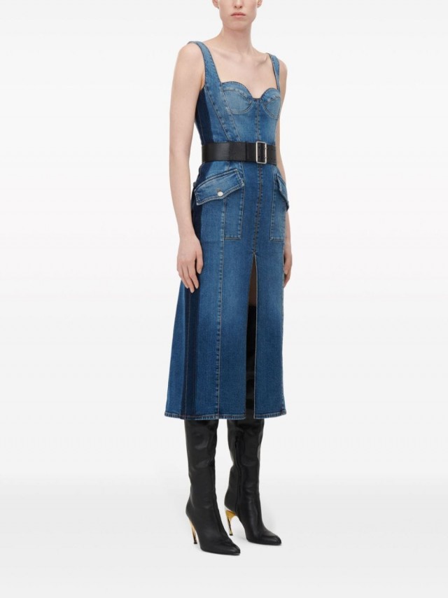 Alexander McQueen Kickback デニムドレス