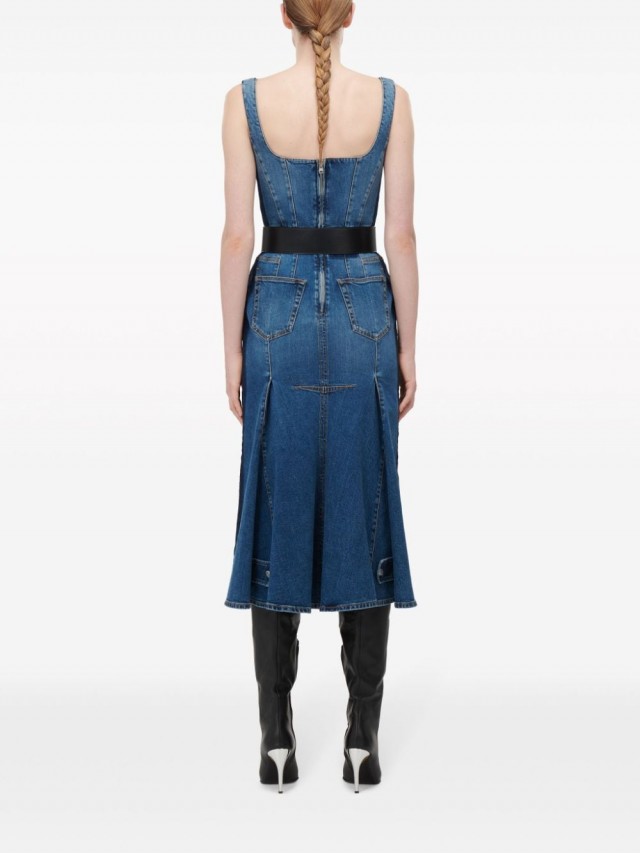 Alexander McQueen Kickback デニムドレス