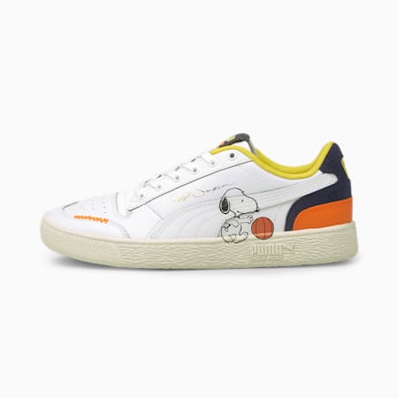 【PUMA公式】PEANUTS ラルフ サンプソン スニーカー ピーナッツ スヌーピー コラボ ローカットシューズ ユニセックス メンズ レディース | Puma White-Peacoat | プーマ Shoes | プーマ