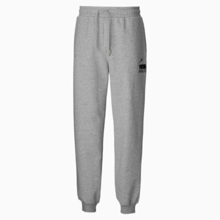 【PUMA公式】PEANUTS スウェット パンツ ピーナッツ スヌーピー コラボ スエット ユニセックス メンズ レディース | Light Gray Heather | プーマ Shoes | プーマ