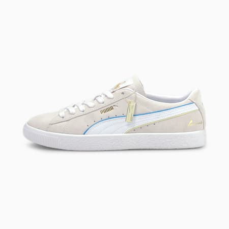 【PUMA公式】スウェード ビンテージ RDL FS スニーカー ローカットシューズ ユニセックス メンズ レディース | VapGray-PumaWhite-IbizaBlue | プーマ 商品一覧 | プーマ