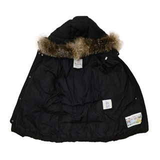 MONCLER Jr：モンクレール Jr　レディースダウンジャケット GENE Jr　ブラック(999)