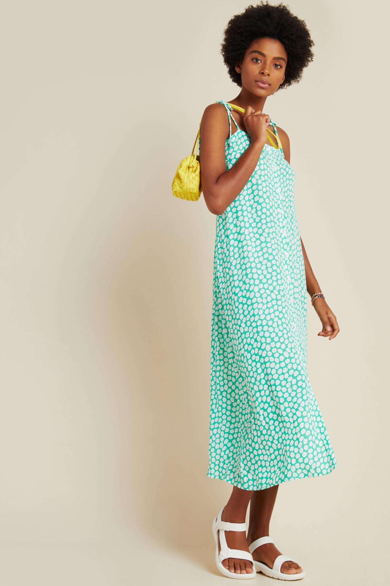 フェイスフル コラ ミディドレス | Anthropologie 日本