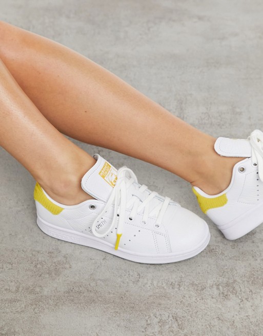 adidas Originals Stan Smith trainers with cord detail in white | ASOS
