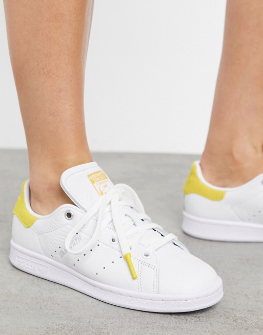 adidas Originals Stan Smith trainers with cord detail in white | ASOS
