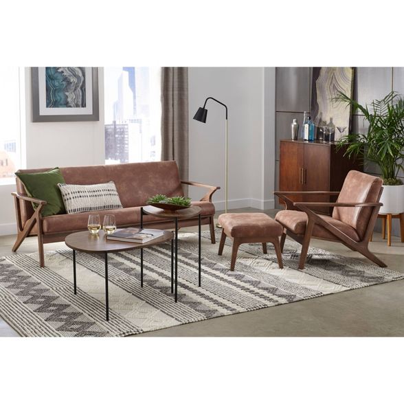 Bianca Sofa Caramel Brown - Buylateral : Target