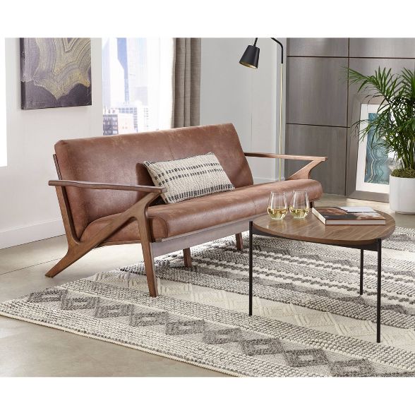Bianca Sofa Caramel Brown - Buylateral : Target