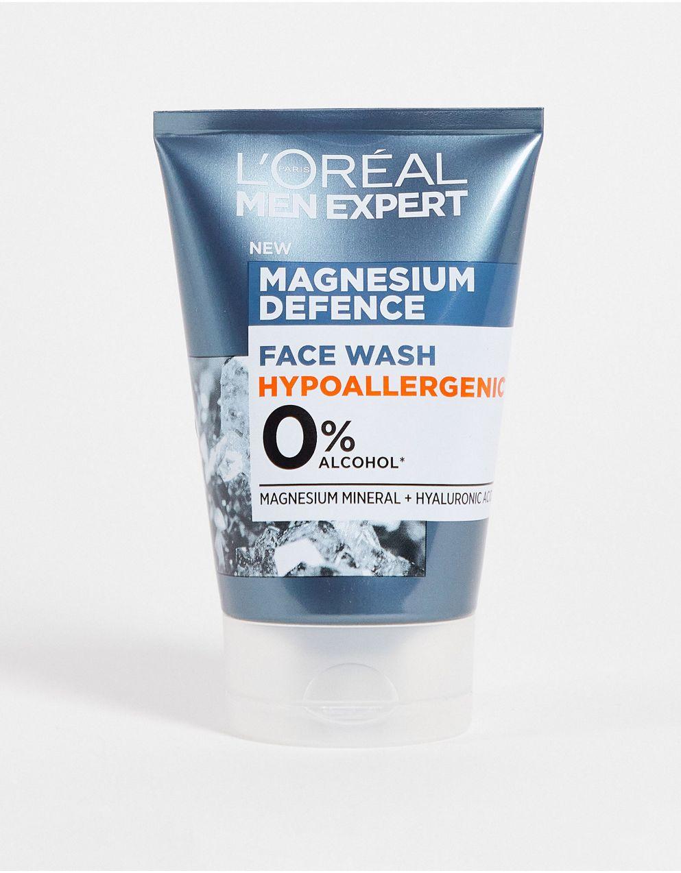L'Oreal Men Expert Magnesium Defence Sensitive Face Wash | ASOS 日本