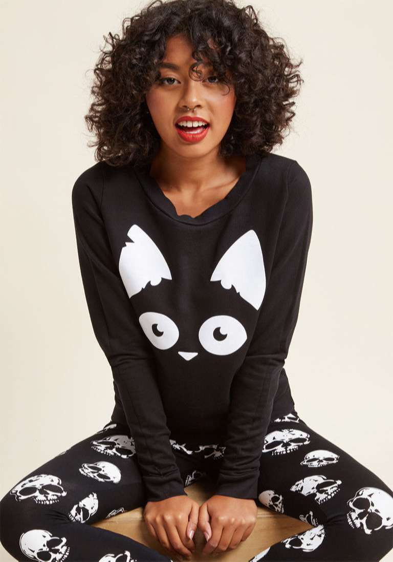 Are Mew Afraid of the Dark? Pullover | ModCloth