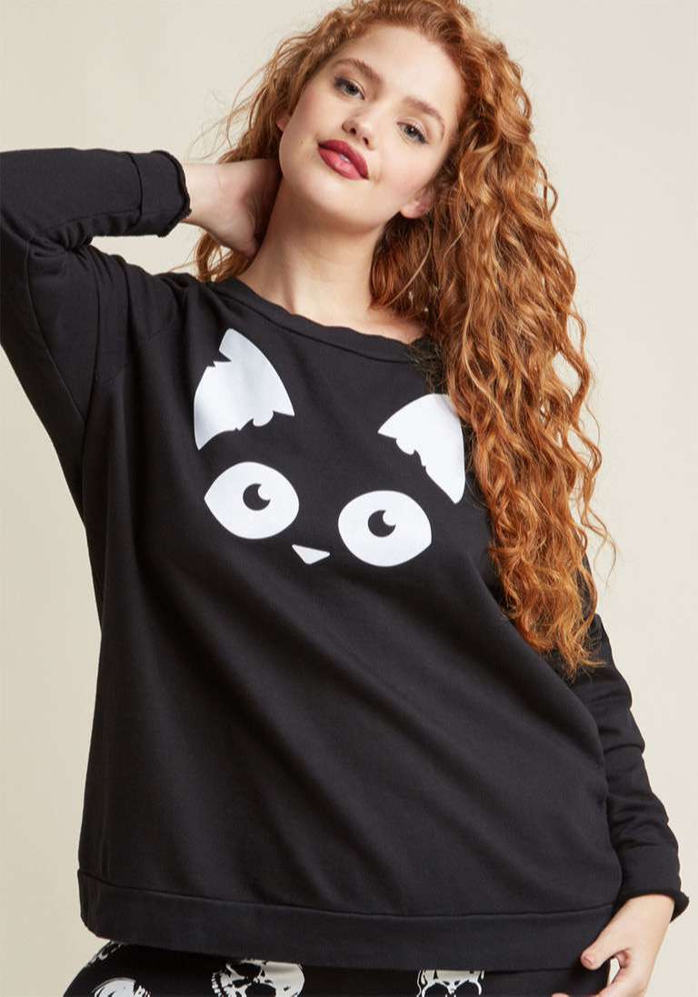 Are Mew Afraid of the Dark? Pullover | ModCloth