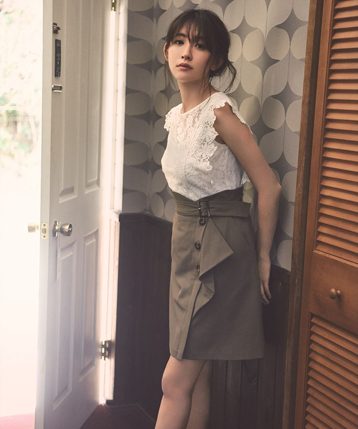 ★【美人百花　5月号掲載】４ＷａｙＡラインスカート(500732908) | リランドチュール(Rirandture) - MAGASEEK