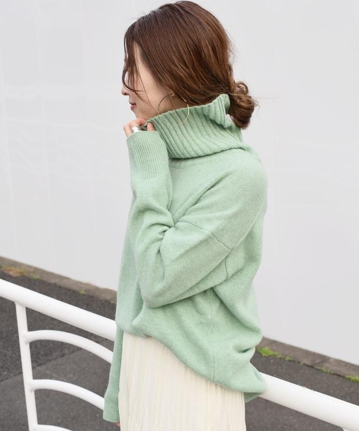 ウールカシミヤタートルネックプルオーバー(501357413) | シップス　ウィメン(SHIPS WOMEN) - MAGASEEK