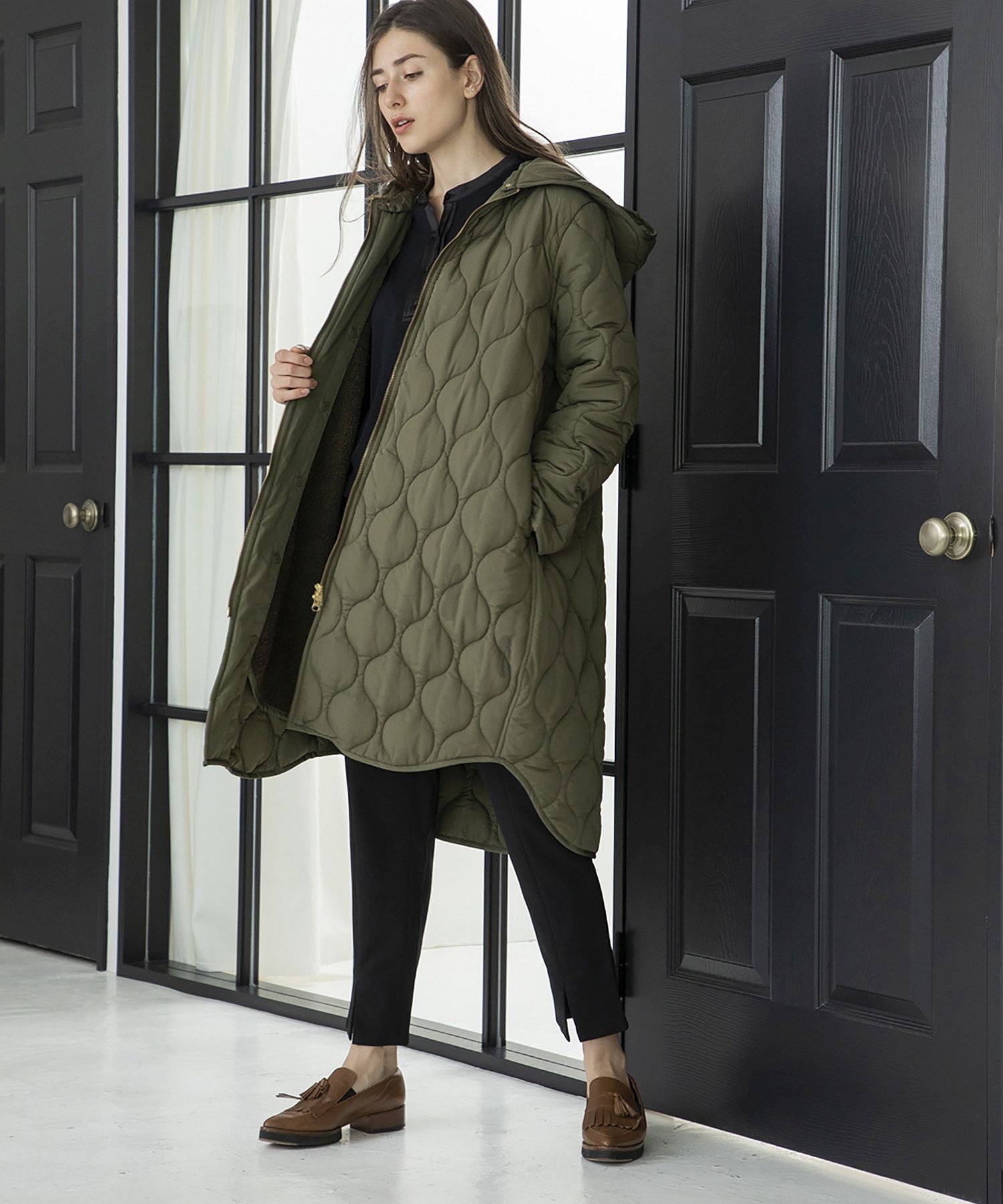 MILITALY QUILTING HOOD COAT(503681505) | エマタイラー(Emma Taylor) - MAGASEEK