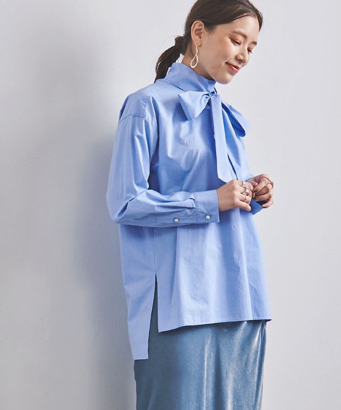 ＜UNITED ARROWS＞C リボン ボウタイ ブラウス W(504275995) | ユナイテッドアローズ(UNITED ARROWS) - MAGASEEK