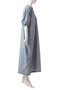 Julier(ジュリエ)｜デイライトワンピース/ブルー の通販｜ELLESHOP・(エル・ショップ)