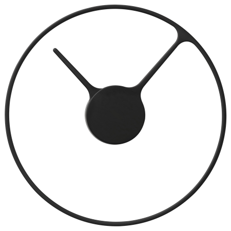 Stelton Time wall clock BLACK Large