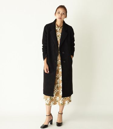 SINGLE BREASTED LONG COAT