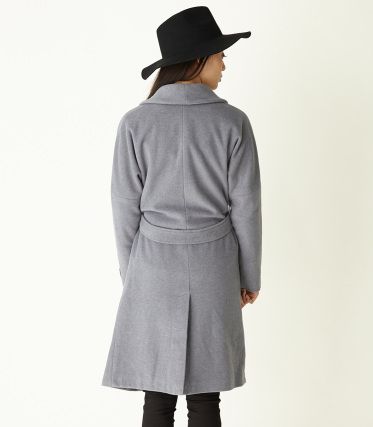 SHAWL COLLAR GOWN COAT