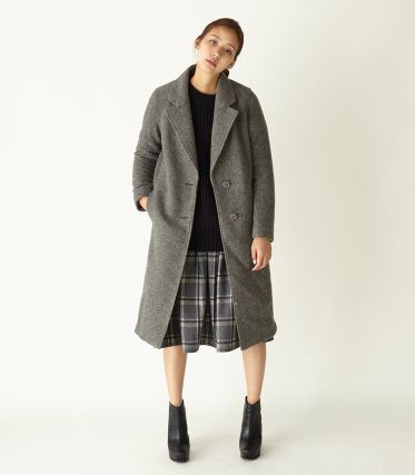 SINGLE BREASTED LONG COAT