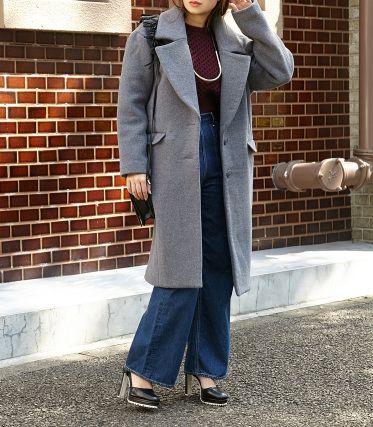 WOOL SINGLE OVER COAT