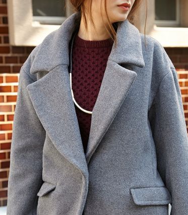 WOOL SINGLE OVER COAT