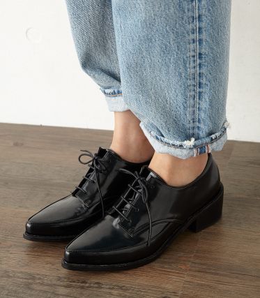 Pointed Toe Oxford Shoes