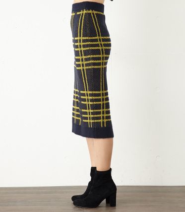 CHECK Tweed Like SKK