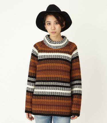 RAG STRIPE KNIT