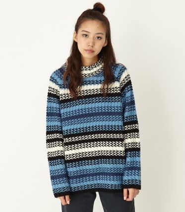 RAG STRIPE KNIT