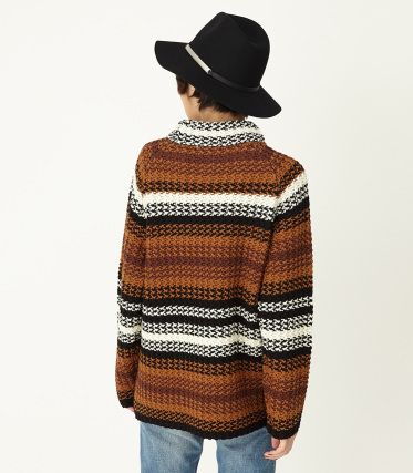 RAG STRIPE KNIT