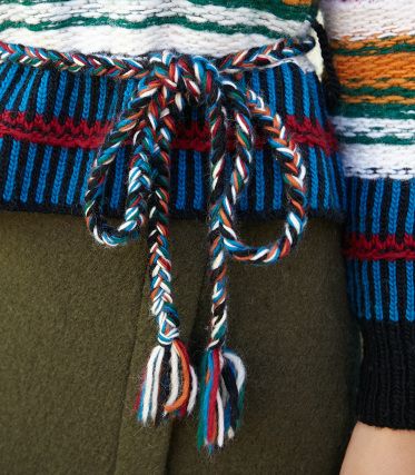 RUG BORDER WAIST TIE MG TOPS