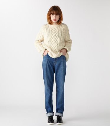 Non-twist yarn knit