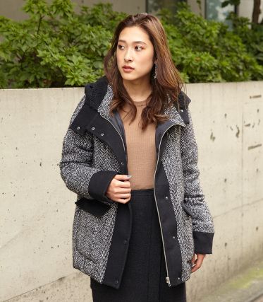 WOOL×DOWN COAT